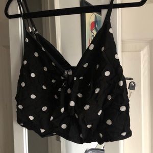 Polka Dot Crop Top